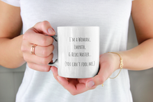 Load image into Gallery viewer, I'm a Woman, Empath, & Reiki Master...You Can't Fool Me Mug