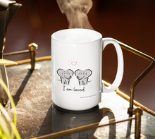 Load image into Gallery viewer, Elephant Spirit Guide Couple "I Am Loved" Adorable 15oz Mug - Wear Your Spirit Guide