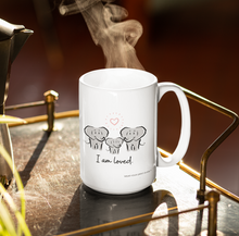 Load image into Gallery viewer, Elephant Spirit Guide Family of Three "I Am Loved" Adorable 15oz Mug - Wear Your Spirit Guide