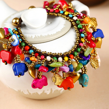 Load image into Gallery viewer, &quot;Always Tied Together By Love&quot; Elephant Family Charm Bracelets - Wear Your Spirit Guide
