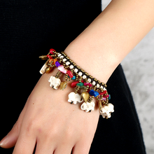 Load image into Gallery viewer, &quot;Always Tied Together By Love&quot; Elephant Family Charm Bracelets - Wear Your Spirit Guide
